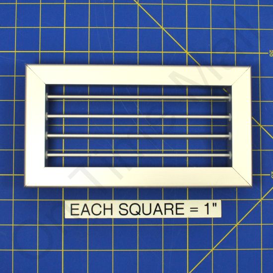 Nortec 147-3408 Grille 8X4 Single Deflection