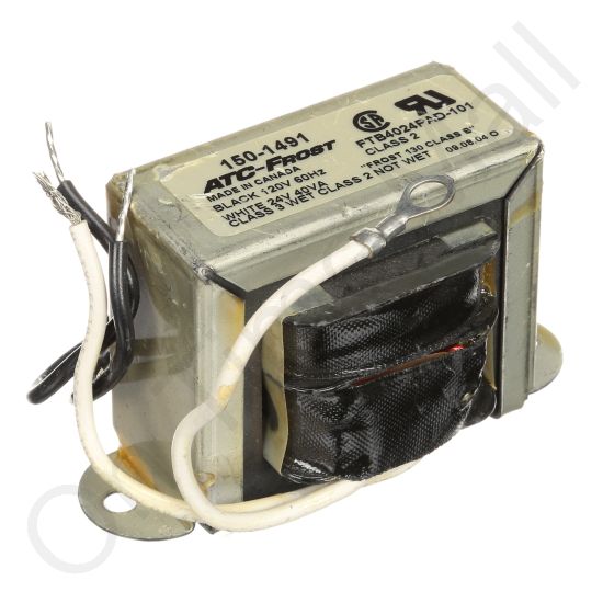 Nortec 150-1491  Transformer 120/24 Vac 40Va 60Hz Atcfros