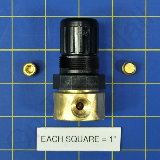 Nortec 257-3921 Brass Water Pressure Regulator