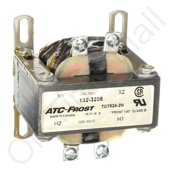 Nortec 257-4160  Transformer 208/24 Vac 75Va