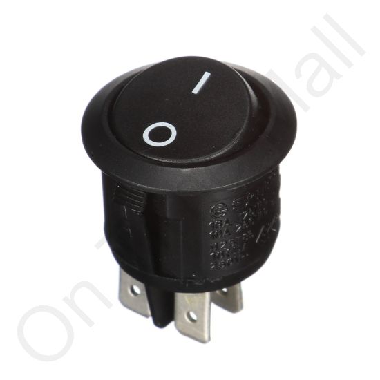 Nortec 257-4444 Switch Round Rocker Dpst 250V 10A