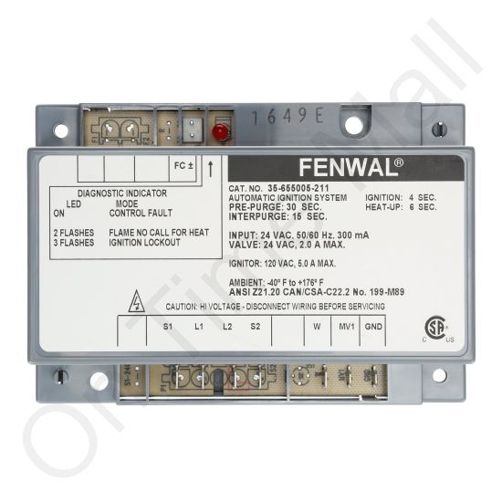 Nortec 258-3754 Ignition Module 120V CSA GS series