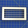 Nortec 147-3408 Grille 8X4 Single Deflection