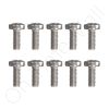 Nortec 254-6655 Pack Of 10 Screw M4/10 1455004