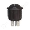 Nortec 257-4444 Switch Round Rocker Dpst 250V 10A